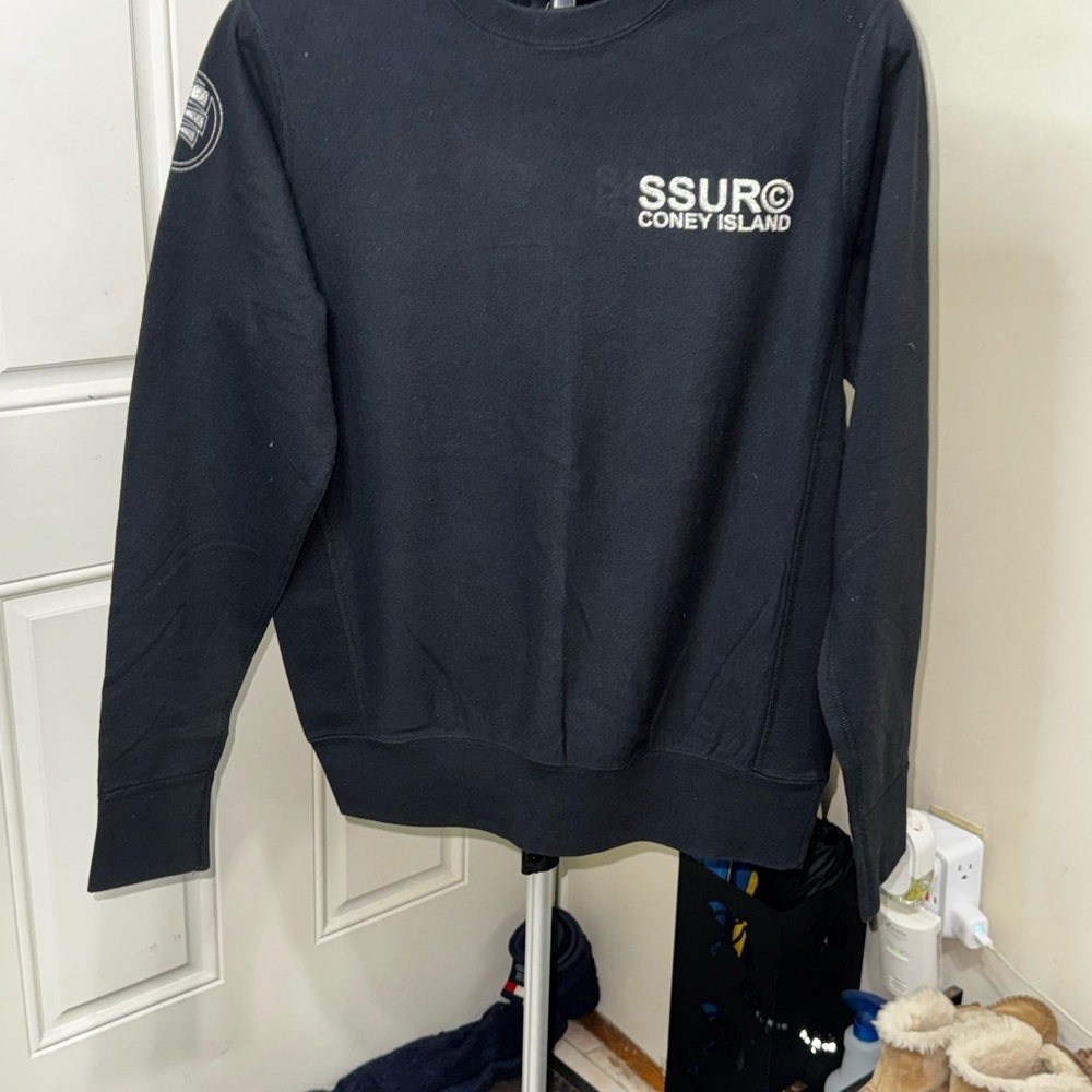 SSUR Coney Island Black Men's Sweater